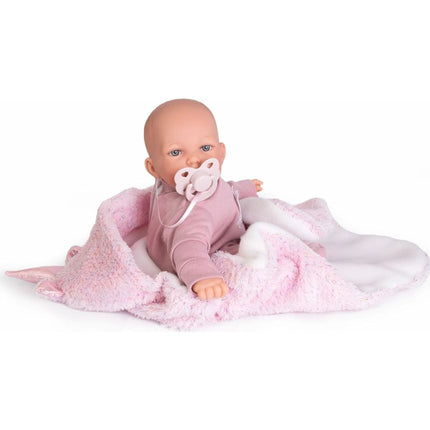 Antonio Juan 12238 Petit realistische Puppe mit Geräuschen und weichem Stoffkörper 27 cm