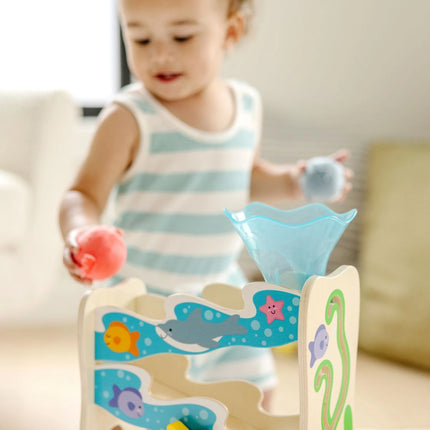 Melissa & Doug Rollables Holzrutsche