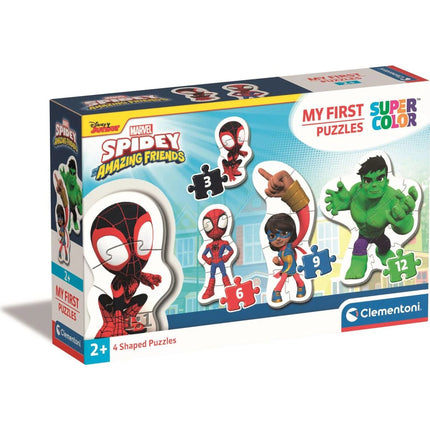 Meine ersten Puzzle 3, 6, 9 und 12 Teile Spidey Marvel - Spidey und seine Super-Freunde