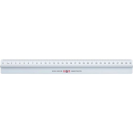 KOH-I-NOOR Metalllineal mit Griff 30 cm