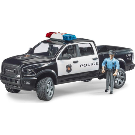 Bruder 2505 RAM 2500 Polizei mit Figur 1:16