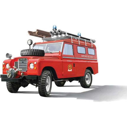 Modellbausatz Auto 3660 Land Rover Feuerwehrwagen 1:24