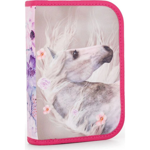 Oxybag Federmäppchen einstöckig leer 2 Klappen Pferd Romantic