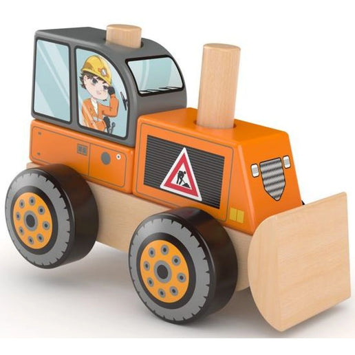 J'ADORE Baustellenauto Holzpuzzle