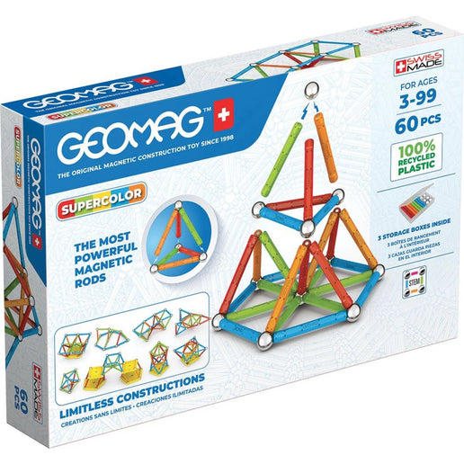 Geomag Supercolor Recycled 60 Teile