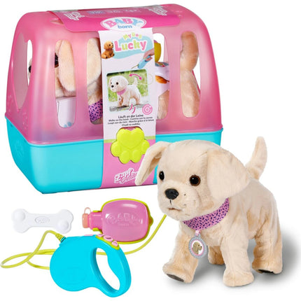 BABY born Mein fröhliches Hündchen mit Transportbox