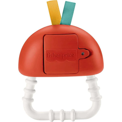 Fisher-Price Beißring und Rassel Fliegenpilz
