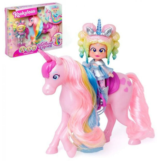 KookyLoos Puppe Rainbow Unicorn