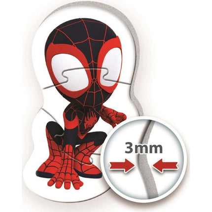 Meine ersten Puzzle 3, 6, 9 und 12 Teile Spidey Marvel - Spidey und seine Super-Freunde