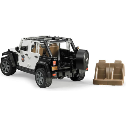 Bruder 02526 Polizei-Jeep Wrangler Rubicon mit Figur