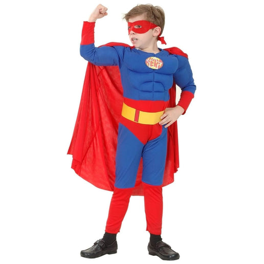 Kinder-Karnevalskostüm Superheld Gr. M