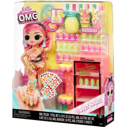 LOL Surprise OMG Nagelstudio mit Puppe Pinky Pops Fruit Shop