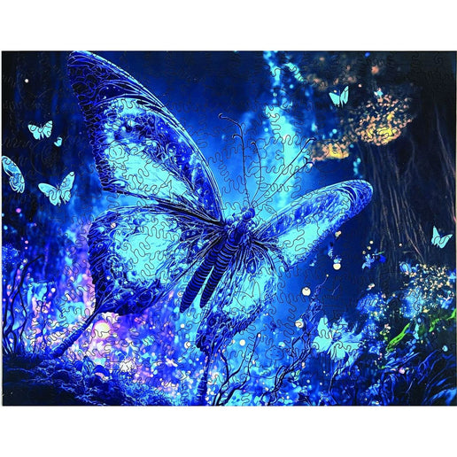 Holzpuzzle Schmetterling A3