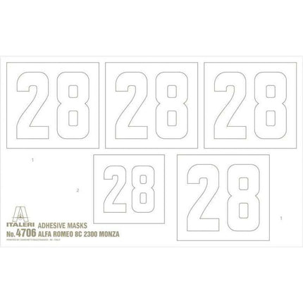 Modellbausatz Auto 4706 Alfa Romeo 8C 2300 Monza 1:12