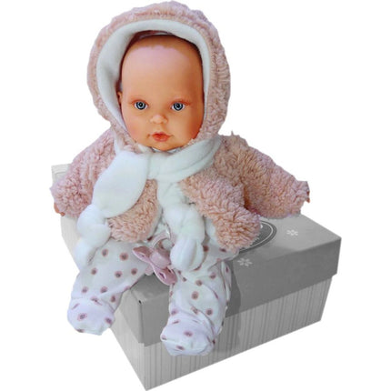 Antonio Juan 1120 Kika realistische Puppe mit Geräuschen und weichem Stoffkörper 27 cm