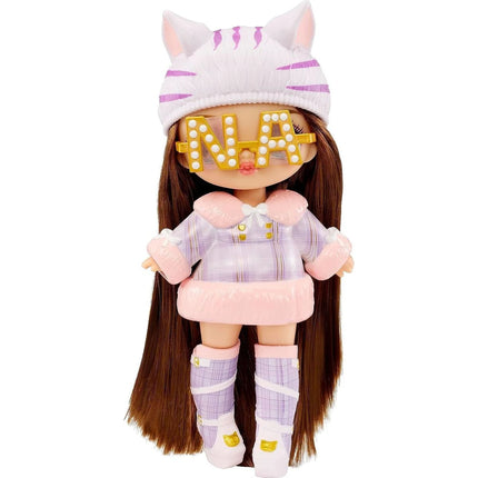 Na! Na! Na! Surprise Fuzzy Puppe Tabby Cat Girl