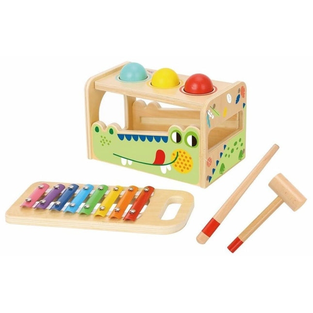 2Kids Toys Hammerbank und Xylophon Krokodil