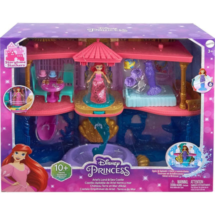 Kleine Puppe Ariel und königliches Schloss - Disney Prinzessinnen