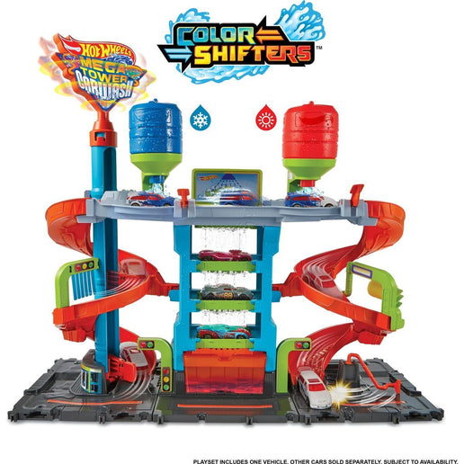 Hot Wheels City Color Shifters Autowaschanlage mit Spirale
