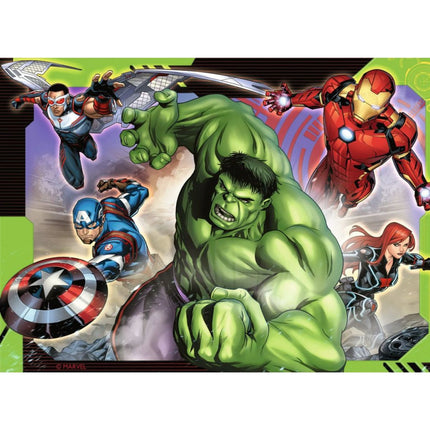 Ravensburger Puzzle: Marvel 4x Puzzle in der Box - Avengers