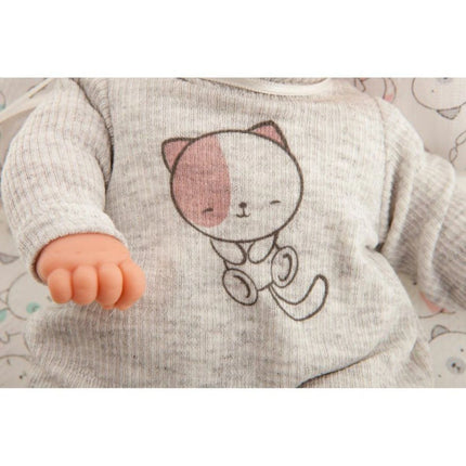 Antonio Juan 11115 Kika realistische Puppe mit Geräuschen und weichem Stoffkörper 27 cm