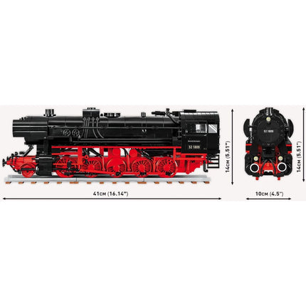 Cobi 6283 Zweiter Weltkrieg Dampflokomotive DRB Klasse 52 TY-2 1723 Teile