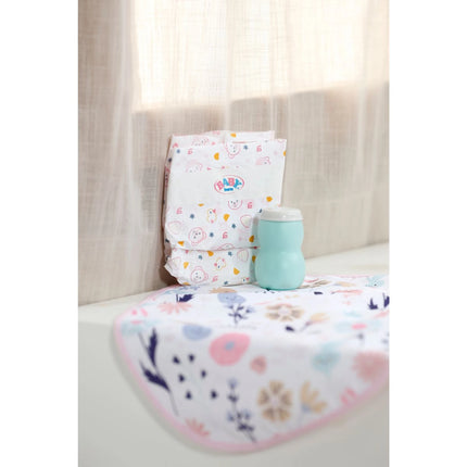 BABY born Wickeltasche Blumen