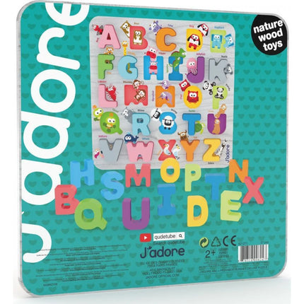 J'ADORE Steckpuzzle Alphabet