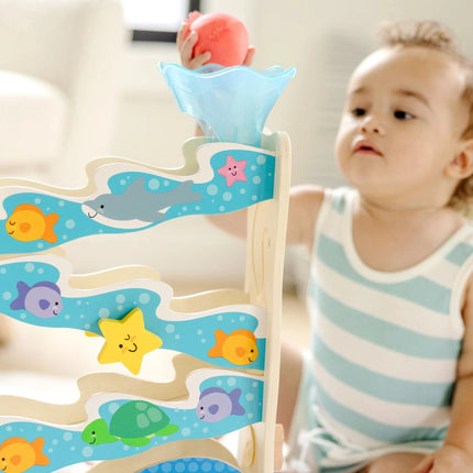 Melissa & Doug Rollables Holzrutsche
