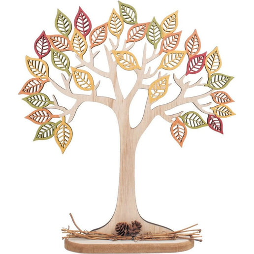 Holzbaum farbig Buche 30 cm