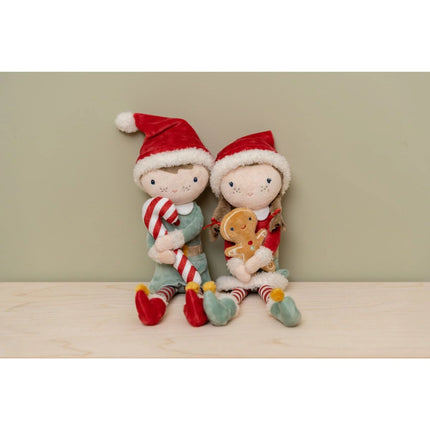 Puppe Jim weihnachtlich 35 cm