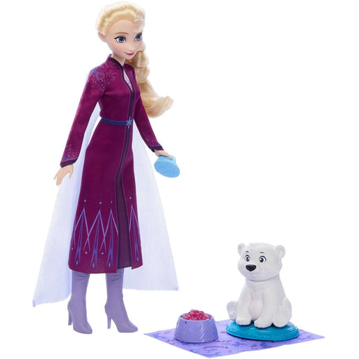 Puppe Elsa mit Eisbär - Die Eiskönigin