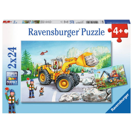 Ravensburger Puzzle: Maschinen in Aktion 2 x 24 Teile