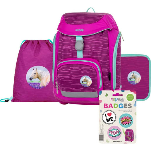 Oxybag Schulset 4-teilig Oxy Sherpy Pink