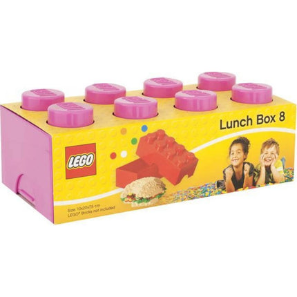 LEGO® Brotdose 10 x 20 x 7,5 cm Rosa