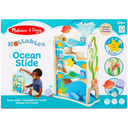 Melissa & Doug Rollables Holzrutsche