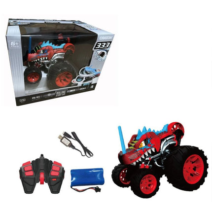 RC-Auto 5-rädriges Stunt-Auto rot 1:16