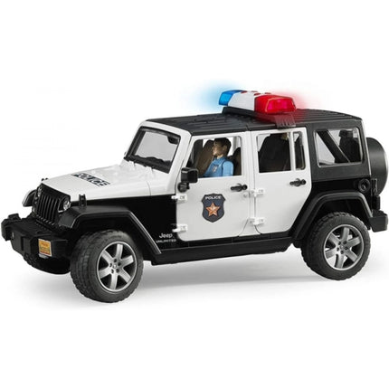 Bruder 02526 Polizei-Jeep Wrangler Rubicon mit Figur