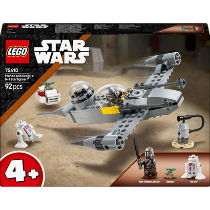 LEGO® Star Wars™ 75410 Mando, Grogu und der Jäger N-1 Starfighter™