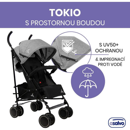 Asalvo Buggy Tokio 6 m – 15 kg anthracite