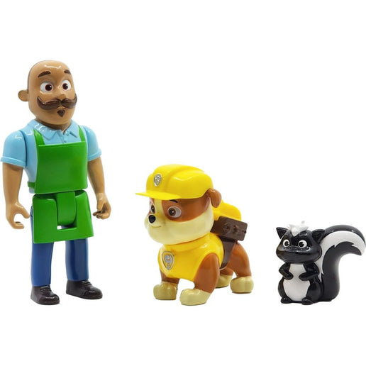 Dreierfiguren-Set Rubble und Mr. Porter - PAW Patrol – Helfer auf vier Pfoten