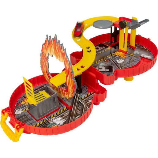 Teamsterz Feuerwehr-Bahn + 1 Auto