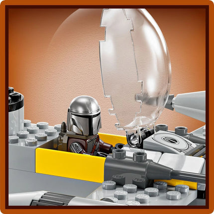 LEGO® Star Wars™ 75410 Mando, Grogu und der Jäger N-1 Starfighter™