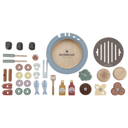 Holz-Barbecue-Set