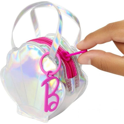 Barbie Zubehör-Set für eine Puppe mit einer Handtasche in Muschelform