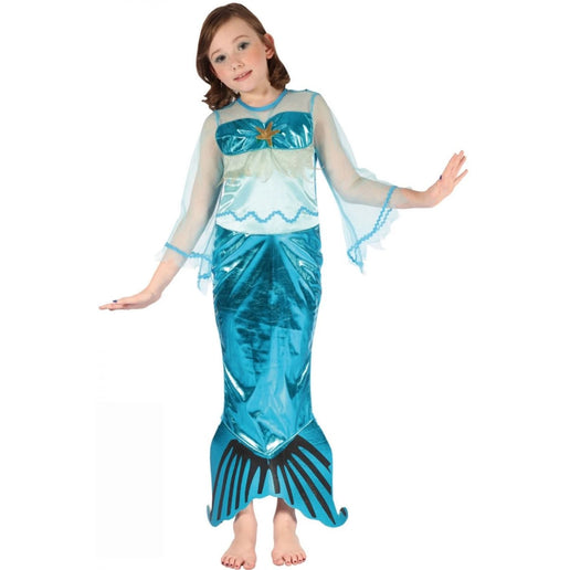 Kinder-Karnevalskostüm Meerjungfrau 120 - 130 cm