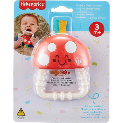 Fisher-Price Beißring und Rassel Fliegenpilz
