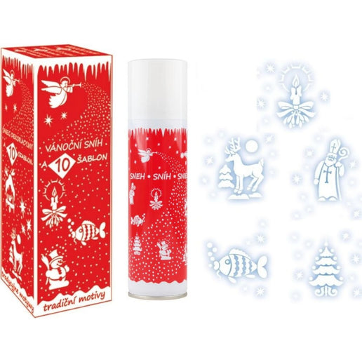 Schneespray 150 ml mit 10 Schablonen
