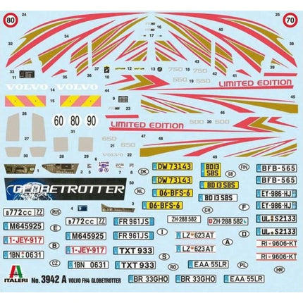 Modellbausatz LKW 3942 Volvo FH4 Globetrotter Medium Roof 1:24