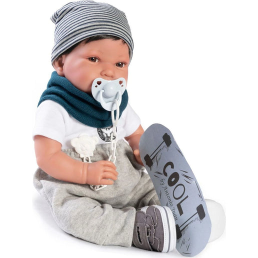 Antonio Juan 33235 Pipo Hair realistische Babypuppe mit weichem Stoffkörper 42 cm